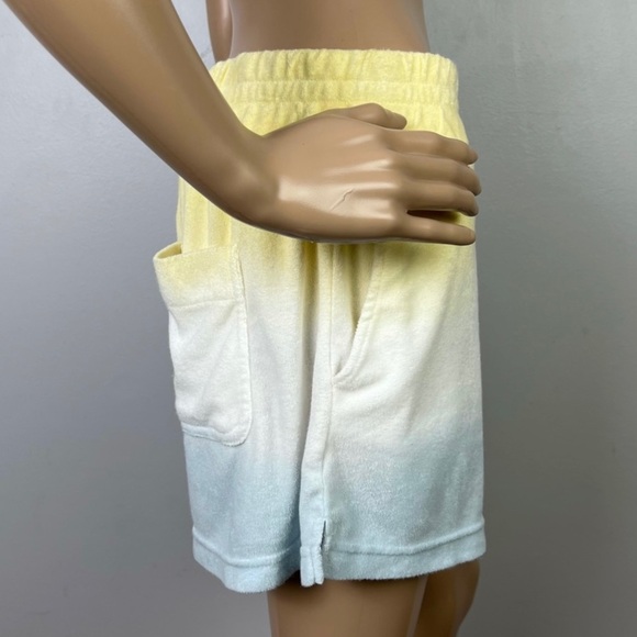 RAILS BLUE DIP DYE TERRY SHORTS - Picture 4 of 9